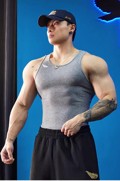 Stretch Cotton Core Tank  #BF142