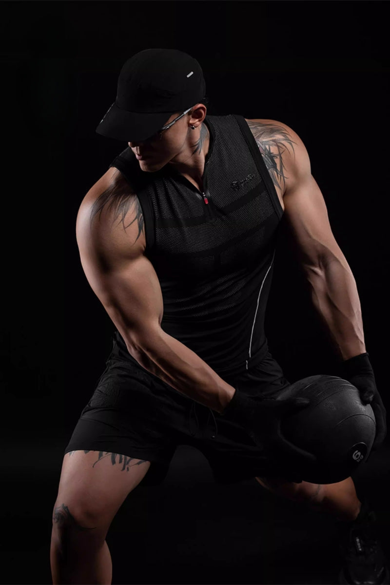 MetaDry Seamless Zip Vest  #MG014