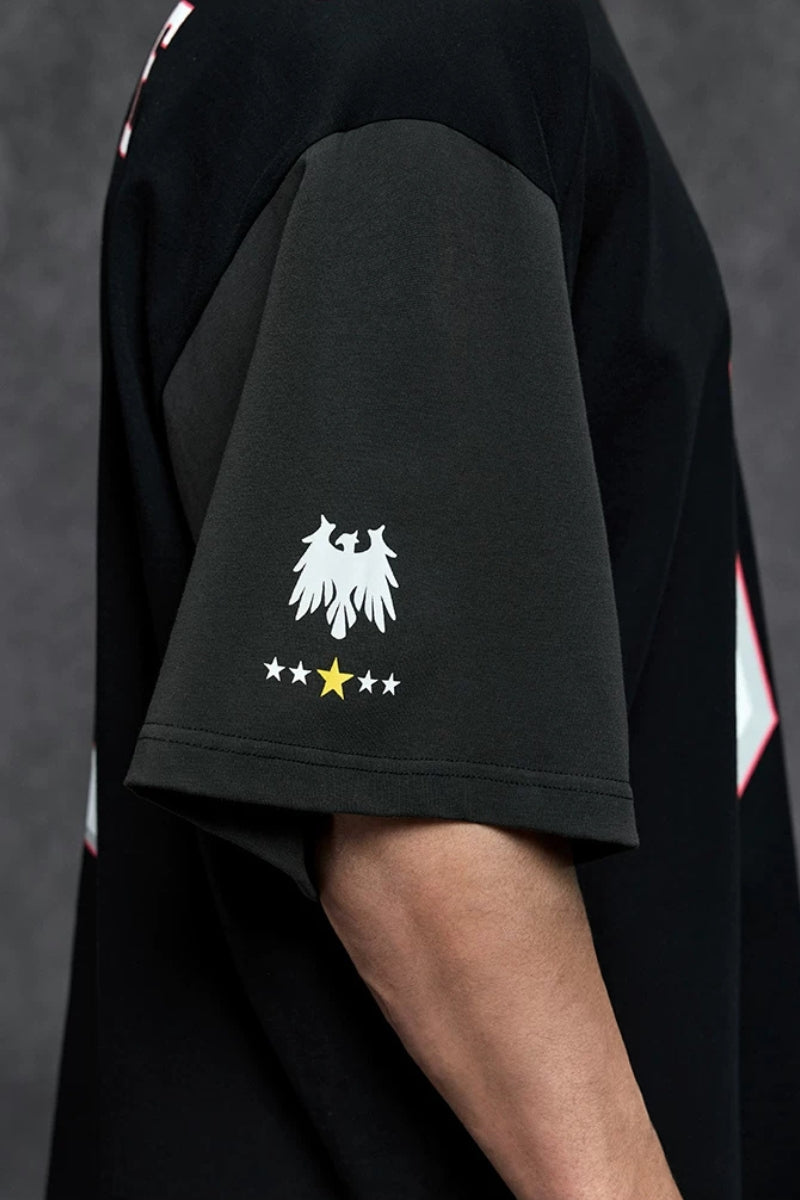 Badge Number Jersey T-Shirt  #TK041