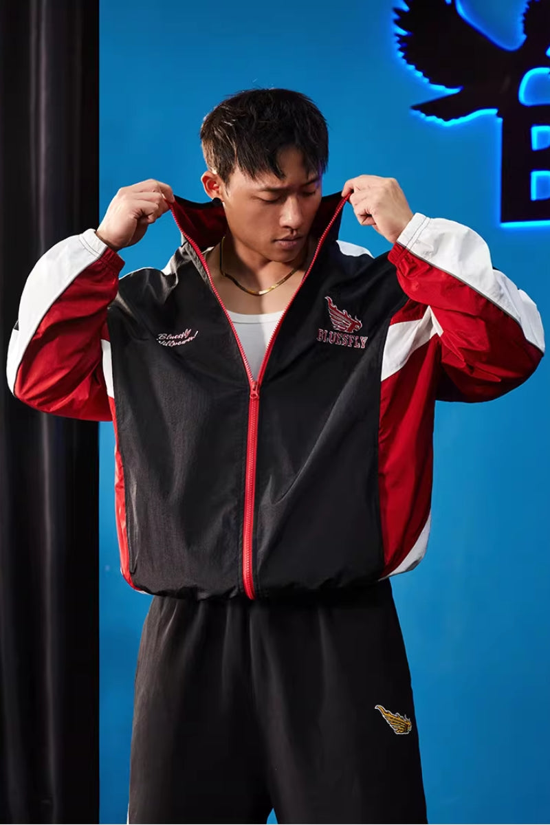 Vintage Racing Track Jacket  #BF137