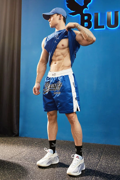 Silky Touch Wide Script Shorts  #BF155