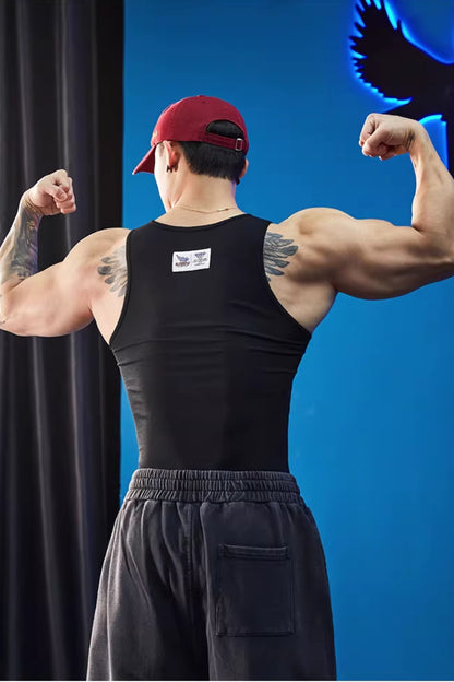 Stretch Cotton Core Tank  #BF142