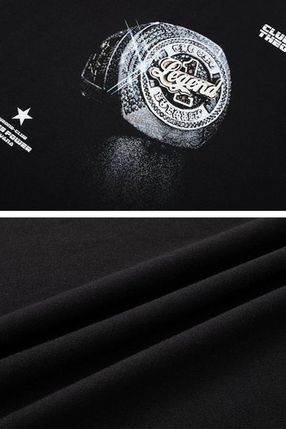 Ring Graphic Oversized Sleeveless  #TK042