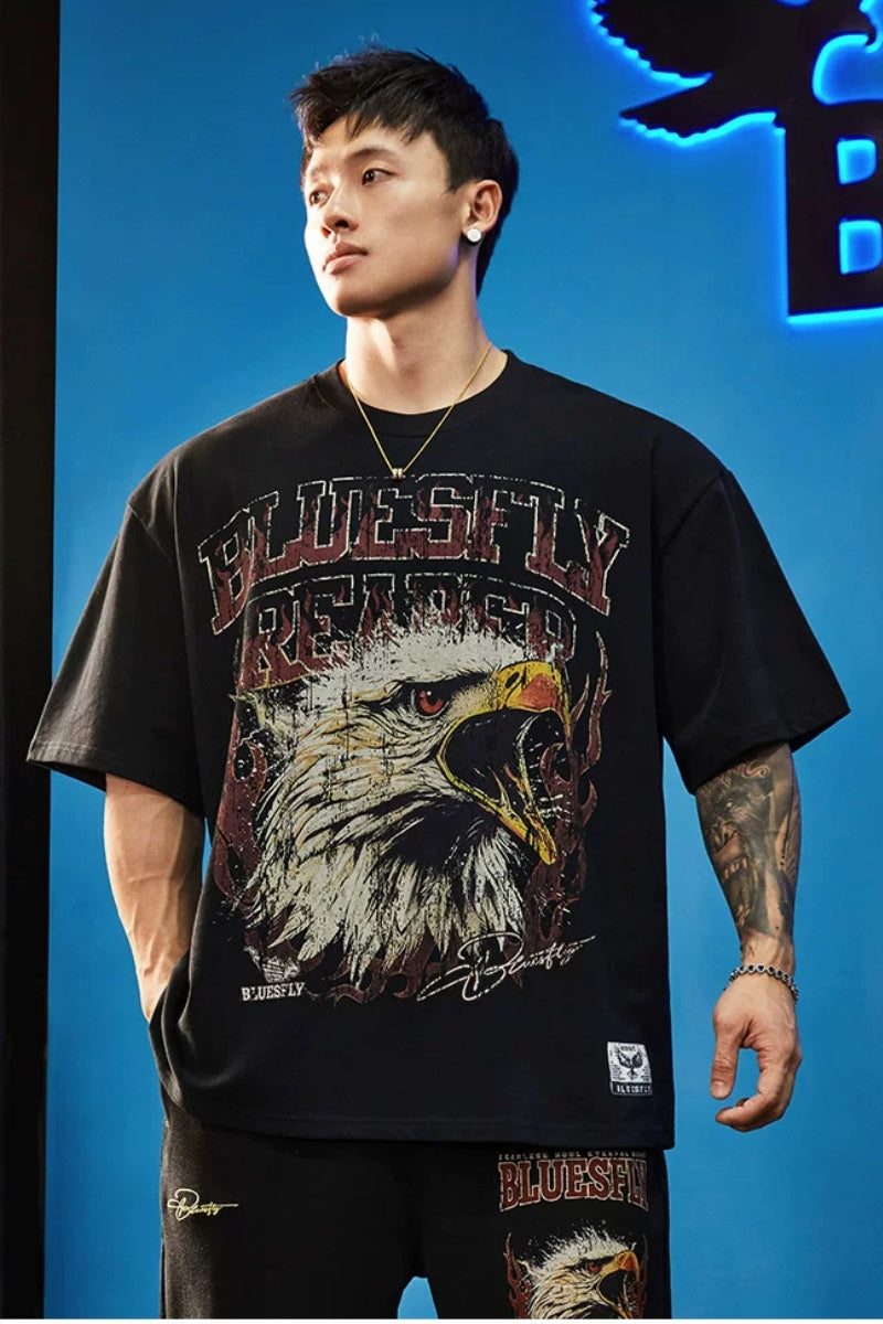 Heavy Cotton Eagle T-Shirt  #BF150