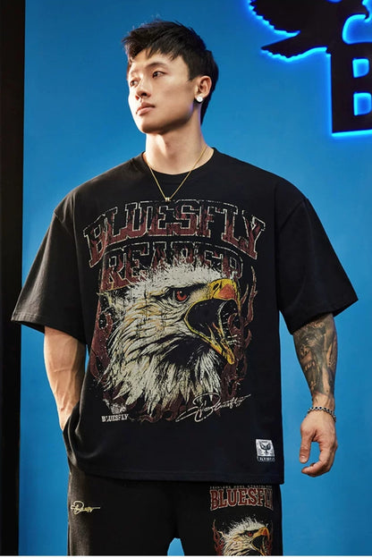 Heavy Cotton Eagle T-Shirt  #BF150
