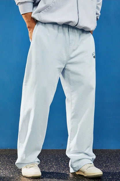 Washed Cotton Wide Sweatpants  #BF165