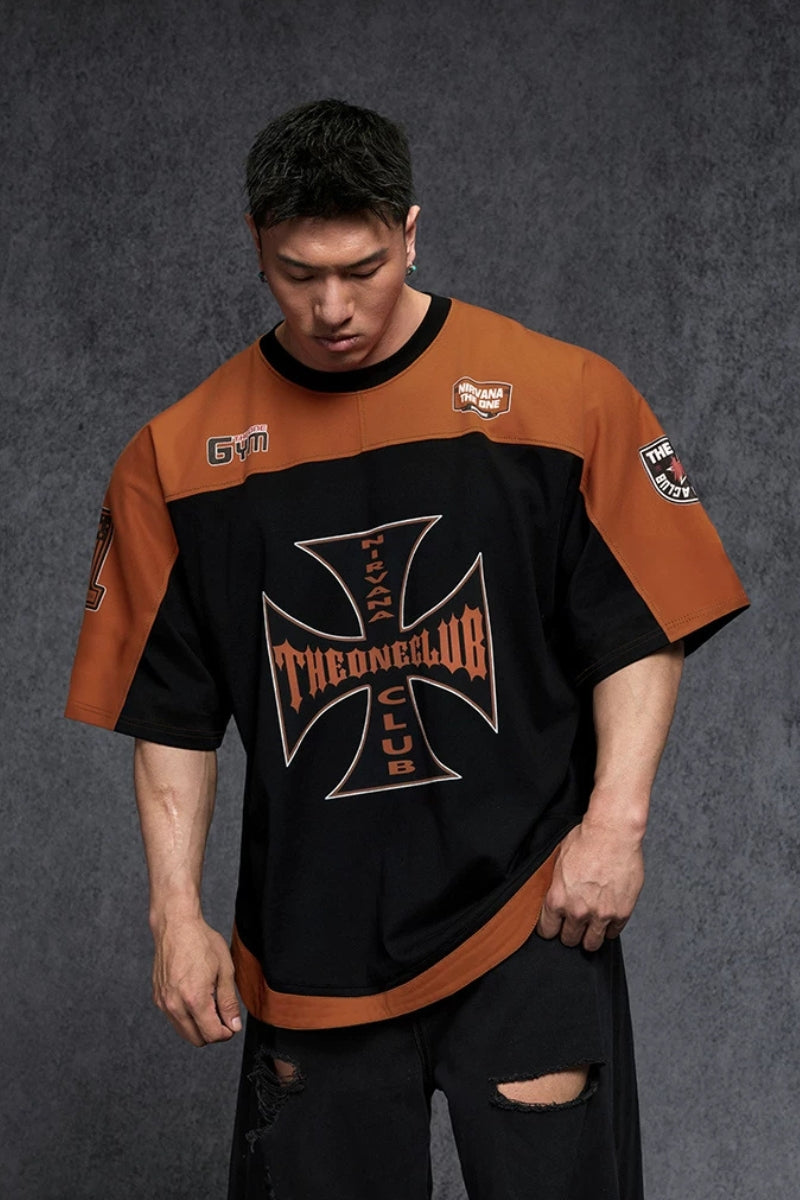 Multi Badge Block IceSkin T-Shirt  #TK035