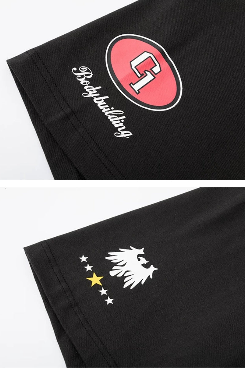 Badge Number Jersey T-Shirt  #TK041
