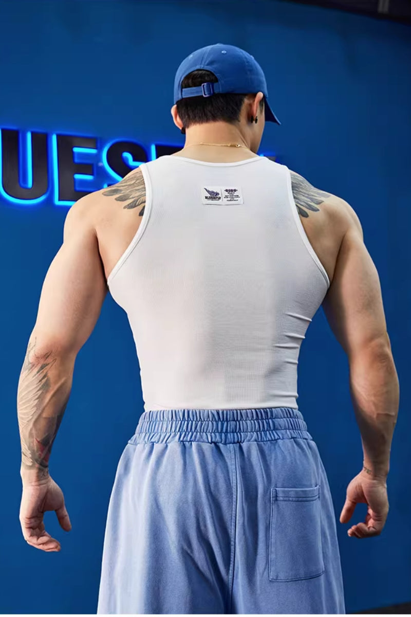 Stretch Cotton Core Tank  #BF142
