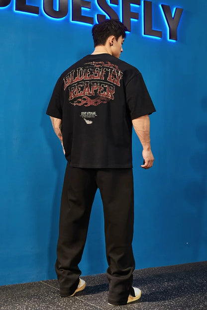 Heavy Nylon Eagle Wide Pants  #FS151