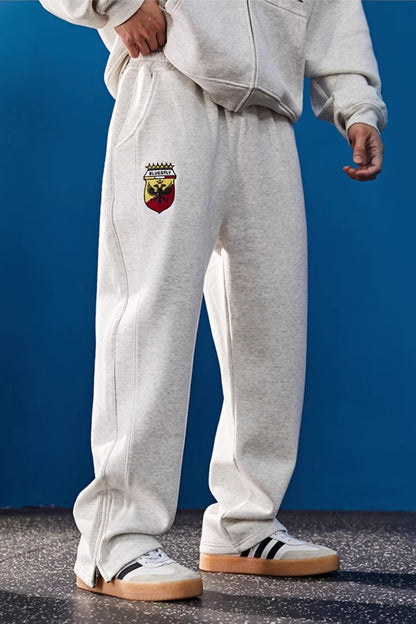 Shield Logo Heavy Warm Sweatpants  #BF127