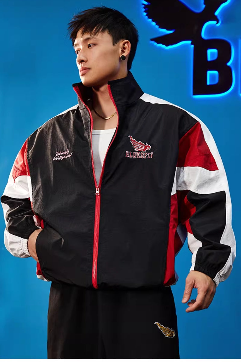 Vintage Racing Track Jacket  #BF137