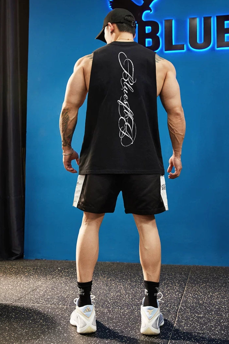 Double Yarn Graphic Sleeveless  #BF156
