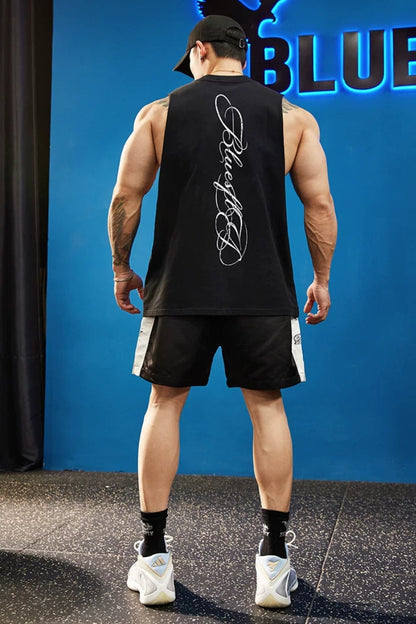Double Yarn Graphic Sleeveless  #BF156