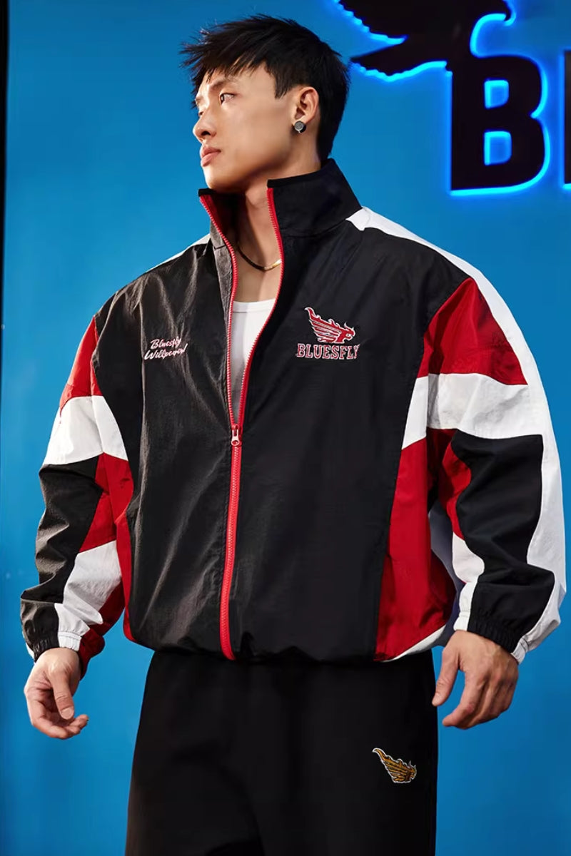 Vintage Racing Track Jacket  #BF137