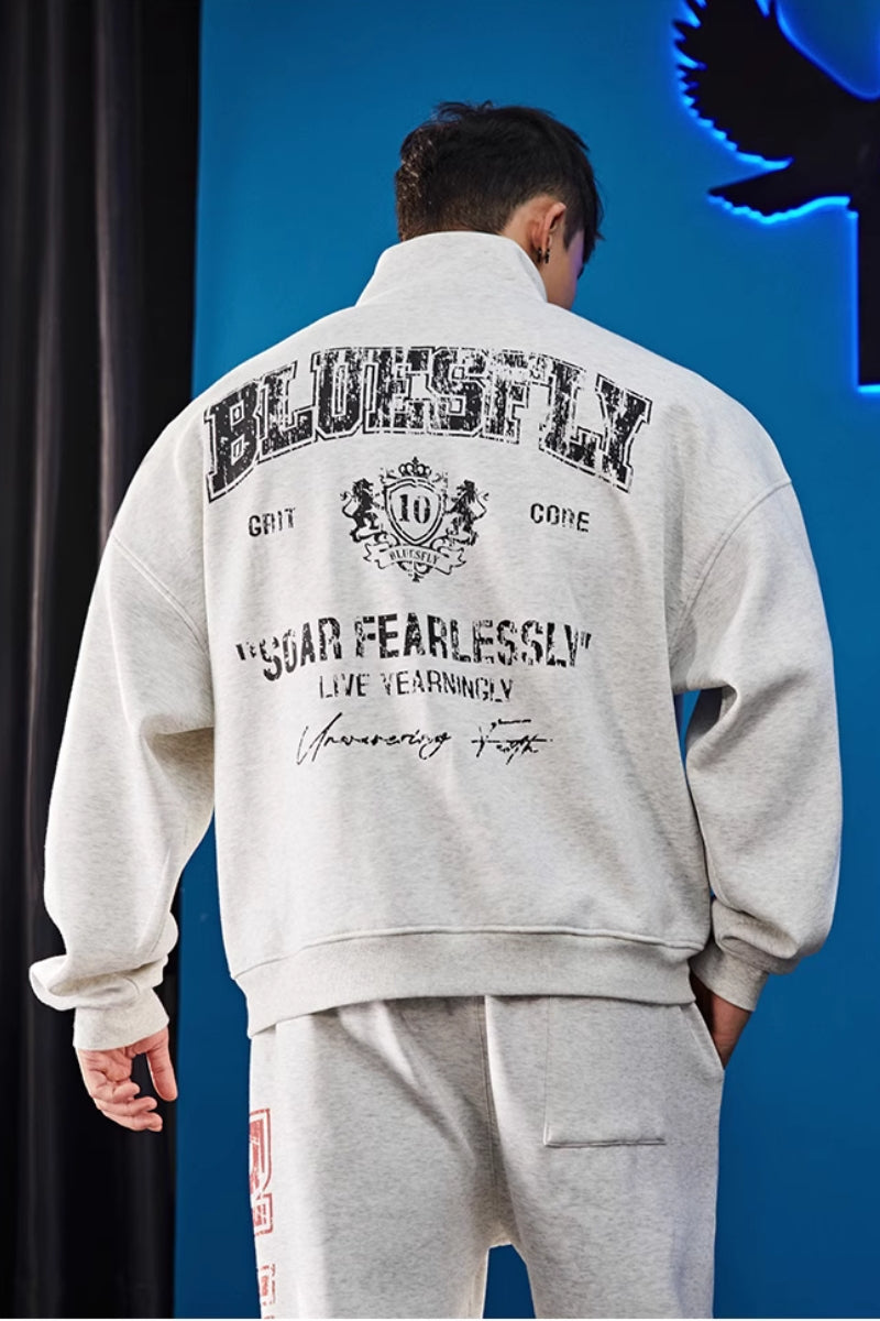 Shield Logo Heavy Warm Zip  #BF125