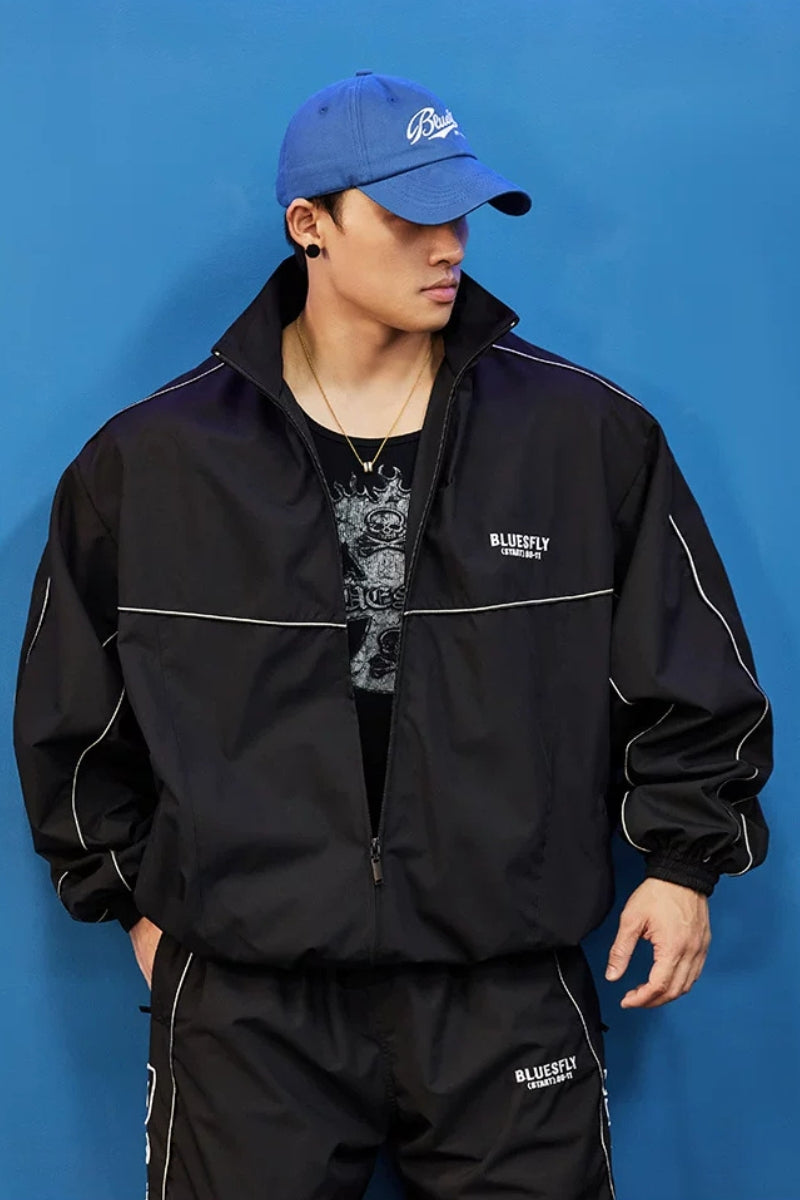 Outline Graphic Track Jacket  #BF159