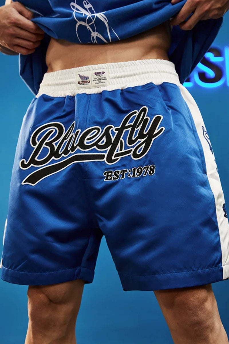 Silky Touch Wide Script Shorts  #BF155
