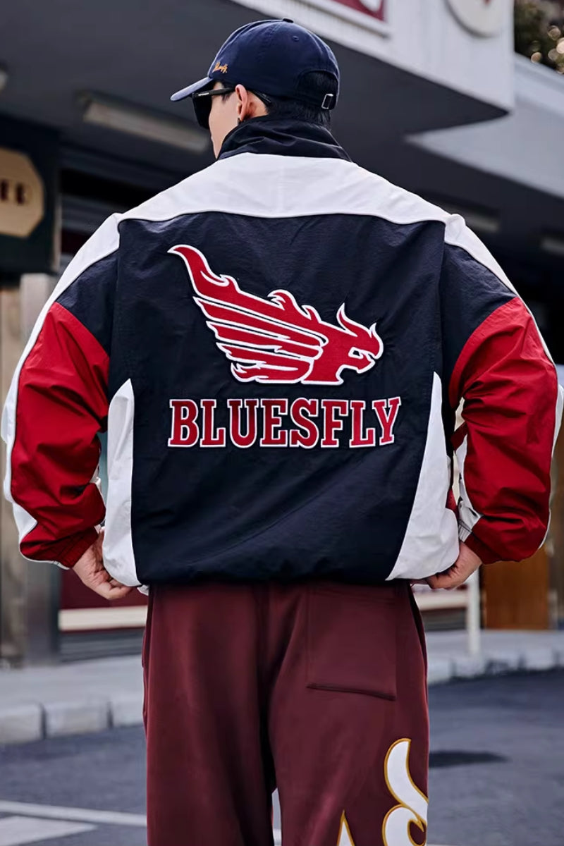 Vintage Racing Track Jacket  #BF137