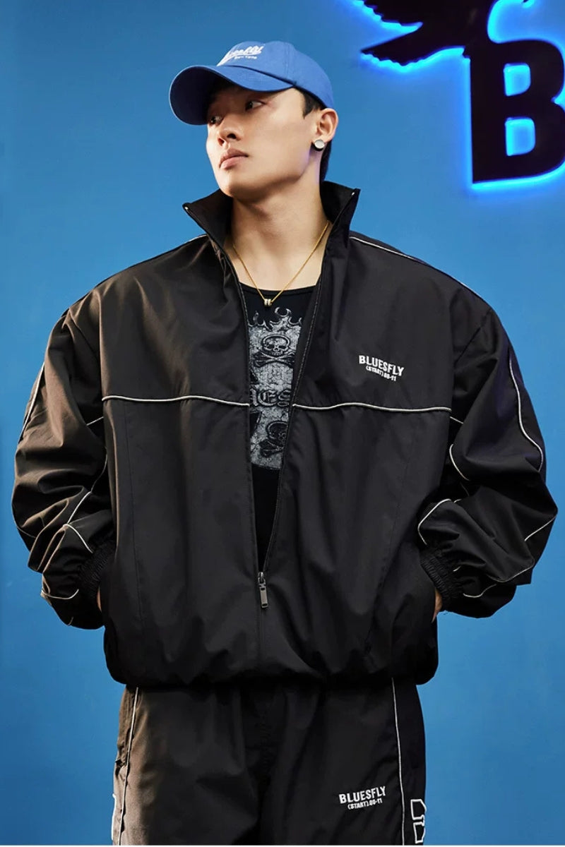 Outline Graphic Track Jacket  #BF159