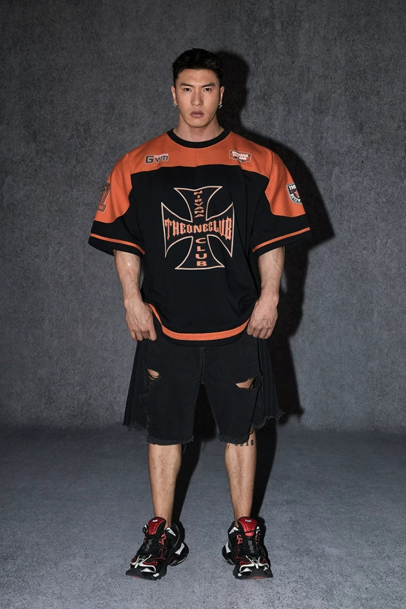 Multi Badge Block IceSkin T-Shirt  #TK035