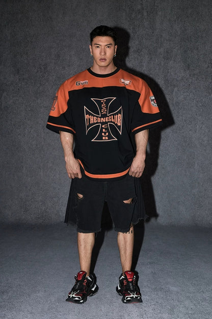 Multi Badge Block IceSkin T-Shirt  #TK035