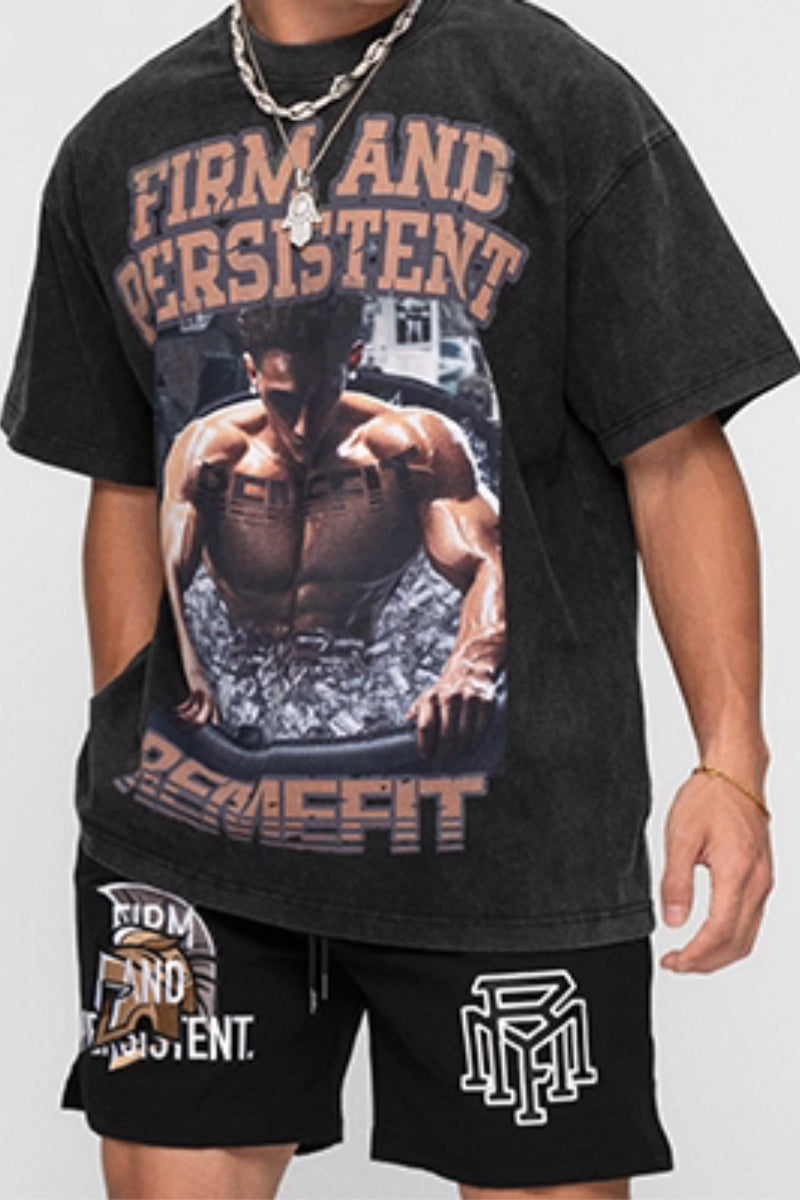 Heavy Hit Graphic T-Shirt  #RF003