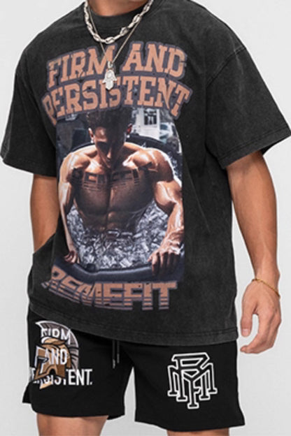 Heavy Hit Graphic T-Shirt  #RF003