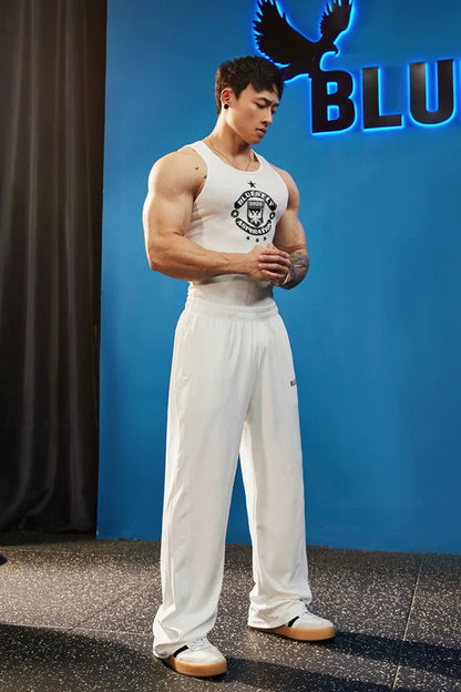 Muscle Fit Crest Tank  #BF152