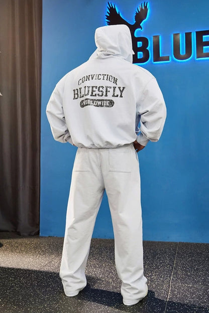 Back Graphic Zip Hoodie Set  #BF163