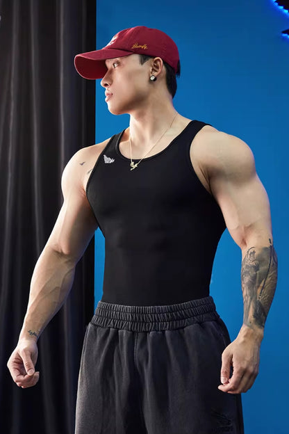 Stretch Cotton Core Tank  #BF142