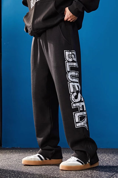 Shield Logo Heavy Warm Sweatpants  #BF127