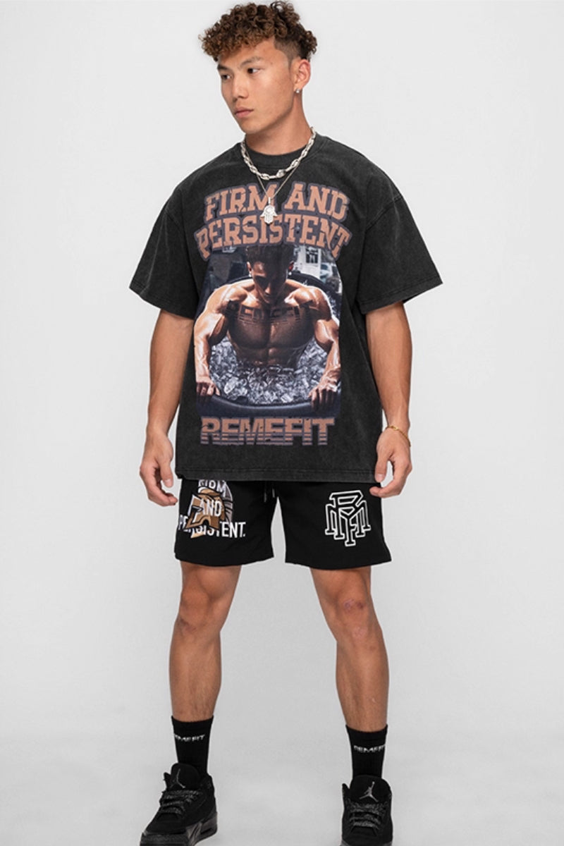 Heavy Hit Graphic T-Shirt  #RF003