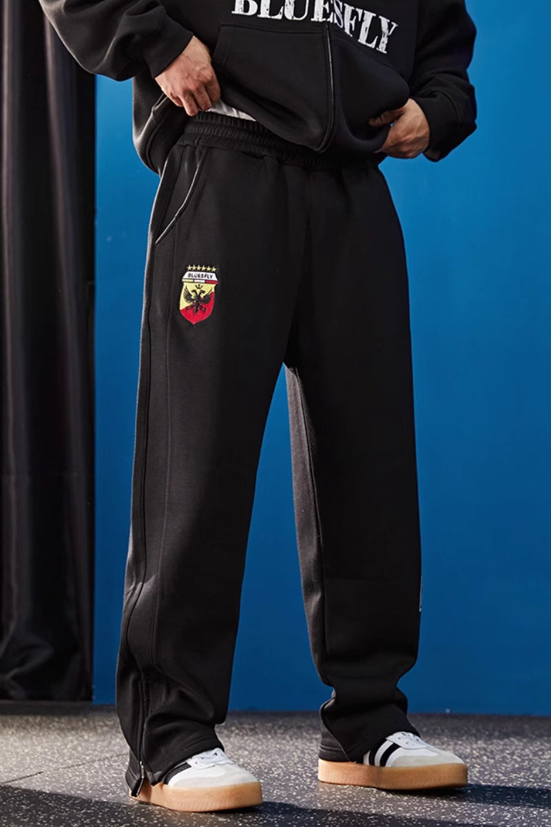 Shield Logo Heavy Warm Sweatpants  #BF127