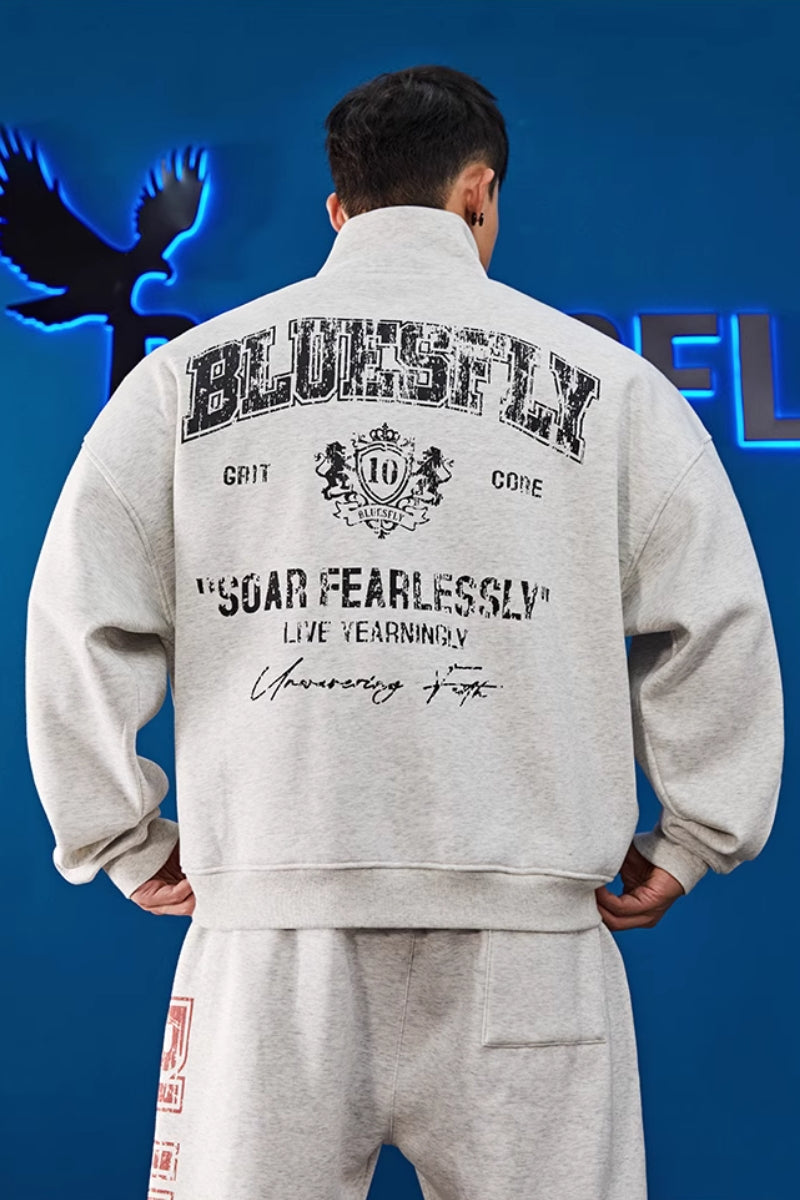 Shield Logo Heavy Warm Zip  #BF125