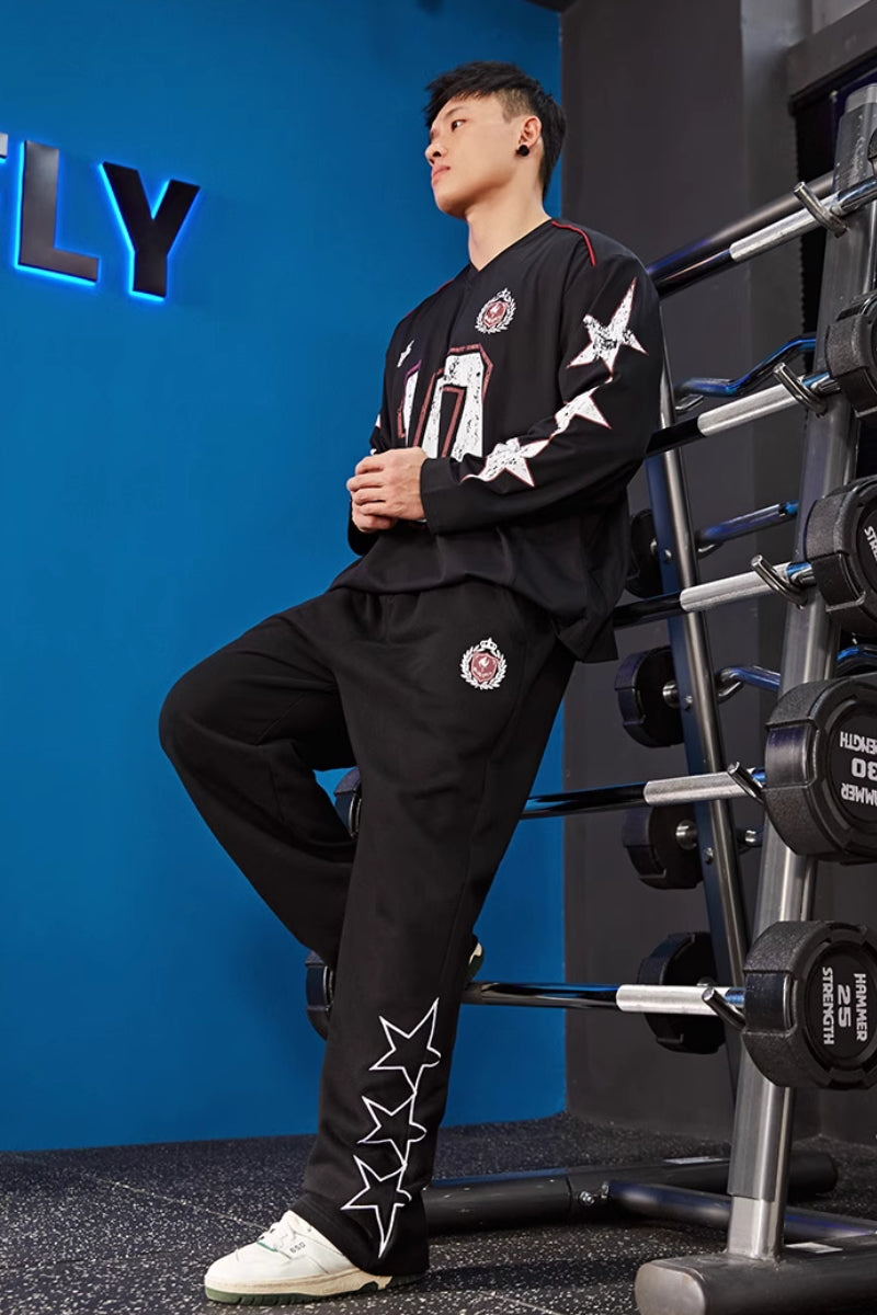 Starline Varsity Straight Sweatpants  #BF126