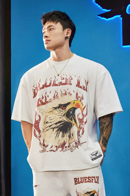Heavy Cotton Eagle T-Shirt  #BF150