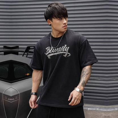 Half-sleeve fitness T-shirt  #BF016
