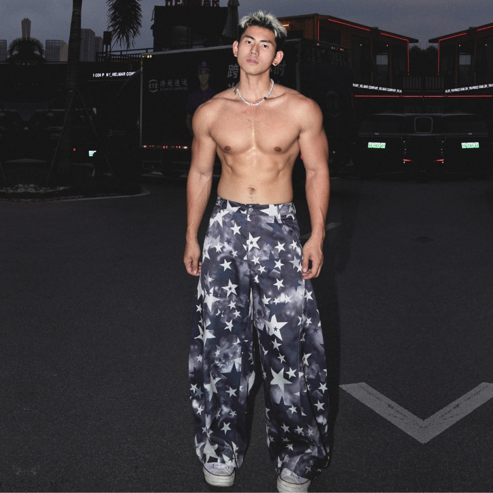 Galaxy Star Wide Pants  #PM008