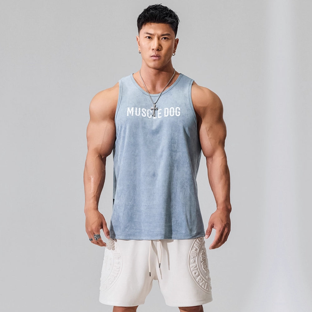 Washed Alpha Gym Tank  #MD004