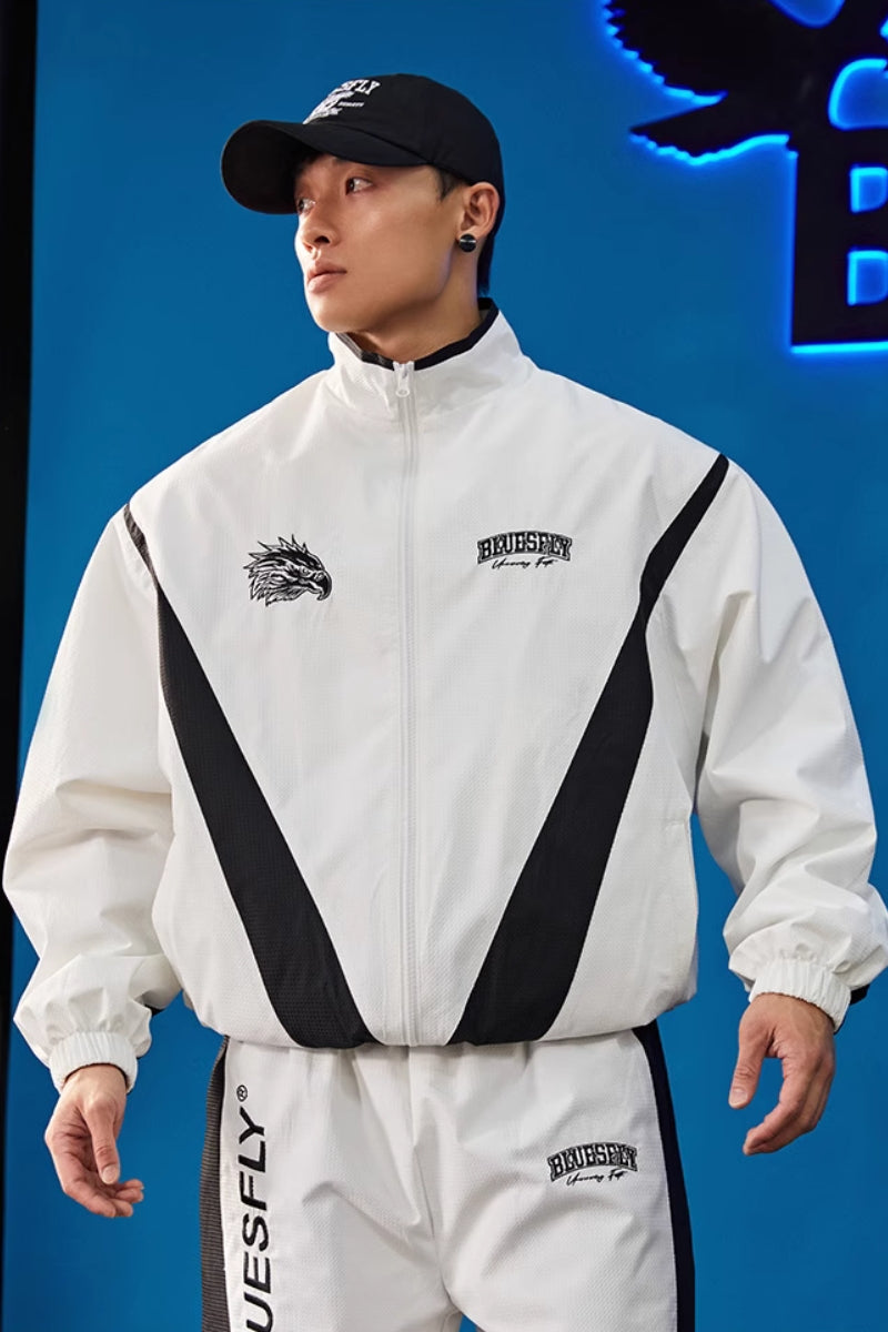 Dual Tone Track Jacket  #BF110