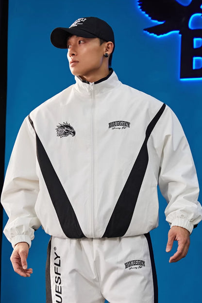 Dual Tone Track Jacket  #BF110