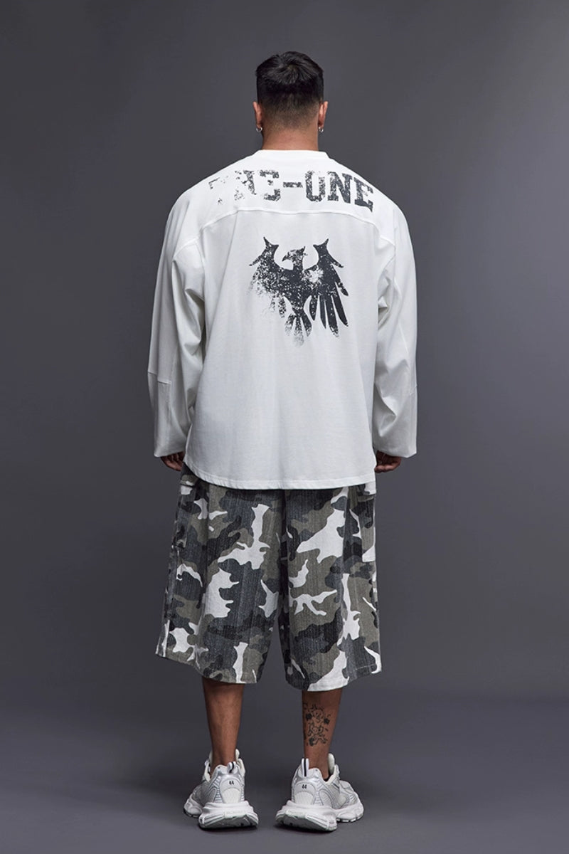 Cold Shield Phoenix Print Tee  #TK031