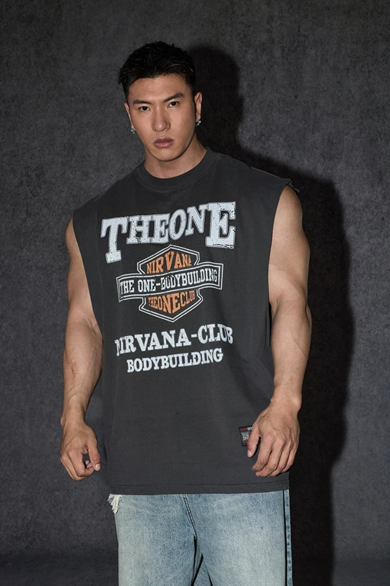Club Badge Loose Sleeveless  #TK036