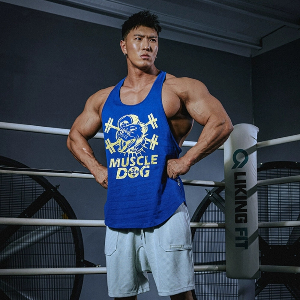 Fierce Pup Stringer Tank  #MD005