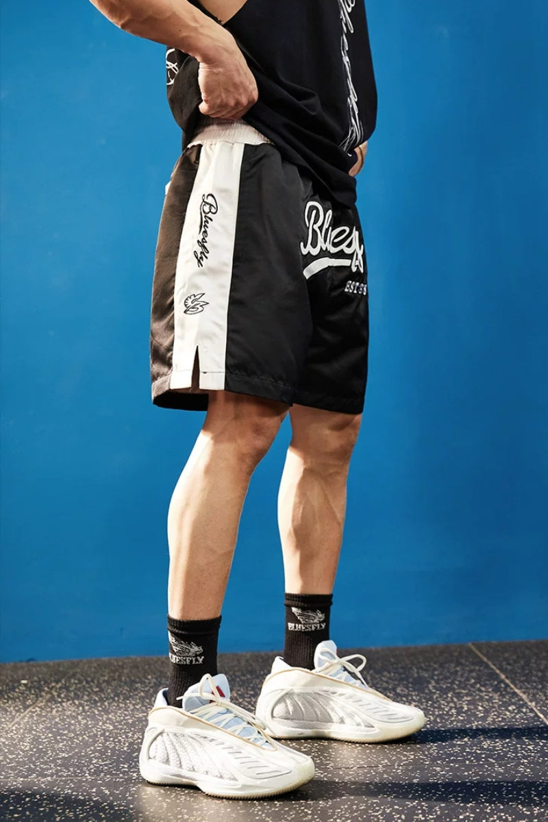 Silky Touch Wide Script Shorts  #BF155
