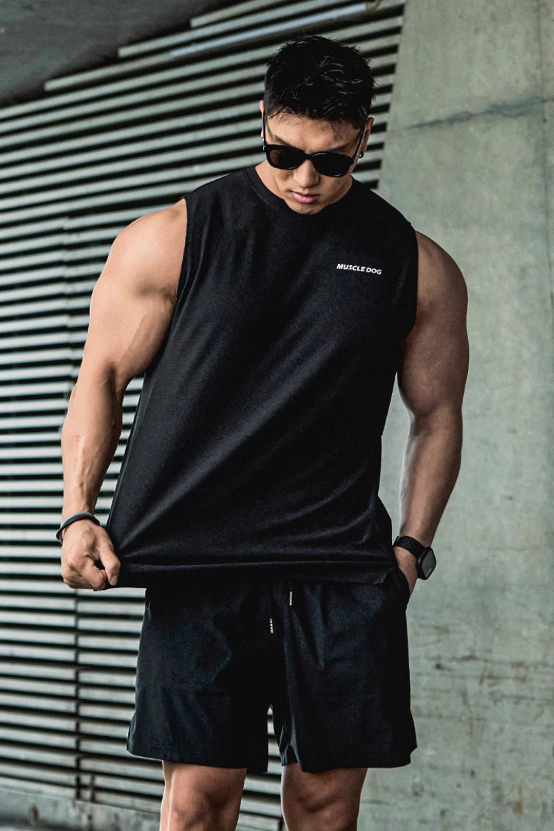 Back logo I-Shoulder Sleeveless  #MD076