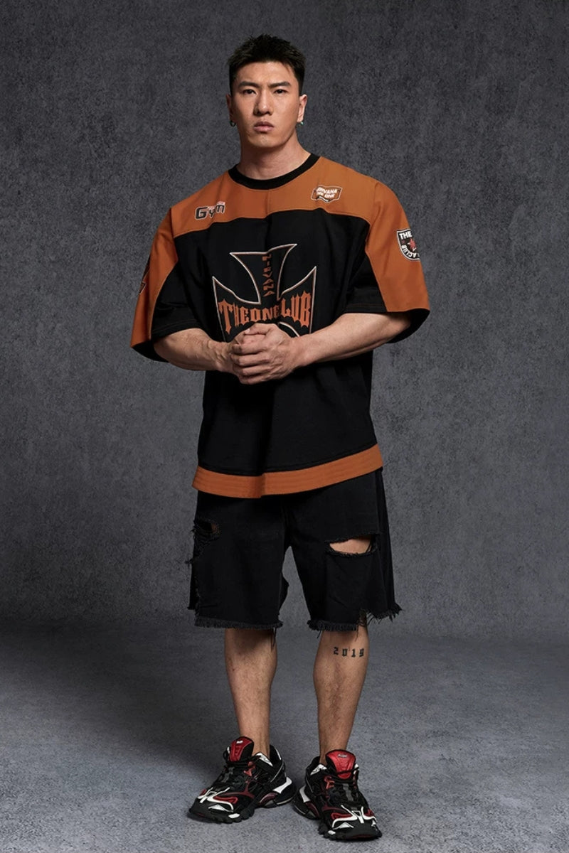 Multi Badge Block IceSkin T-Shirt  #TK035
