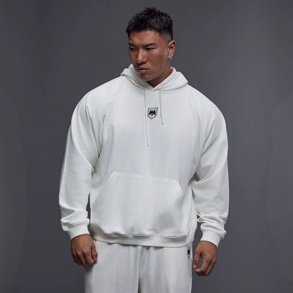 Raglan Emblem Logo Hoodie  #TK029