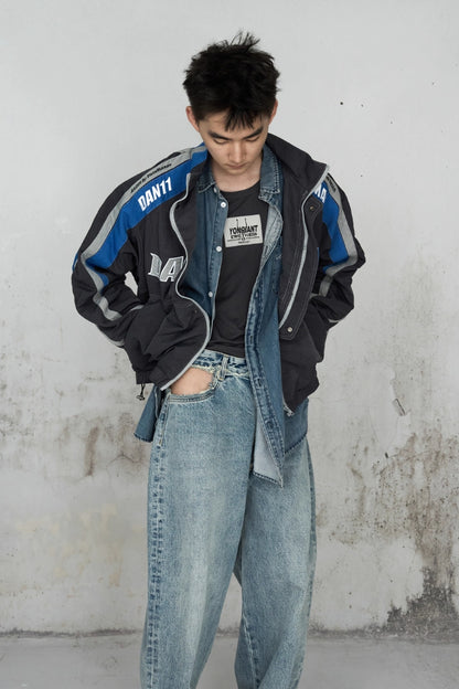 Dark Track Racer Jacket  #YG010